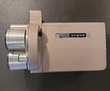 Argus Match Matic M3 8mm Movie Camera Turret Style Rotating Lenses - Untested