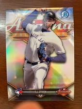 2018 Bowman Chrome 2017 AFL Fall Stars TJ Zeuch #AFL-TZ - Blue Jays
