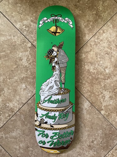 AntiHero Andy Roy Pro Skateboard Deck For Better or Worse Rare - 第 1/15 張圖片