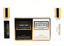 Elizabeth and James Nirvana Black/White Rollerball Set 2 x 0.24 oz/7ml NIB