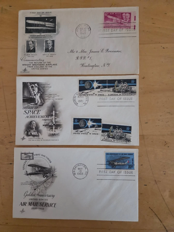 Air Mail and Space stamps, U.S. and foreign, LP, Columbia archive, G-EX quality - Image 3 of 4