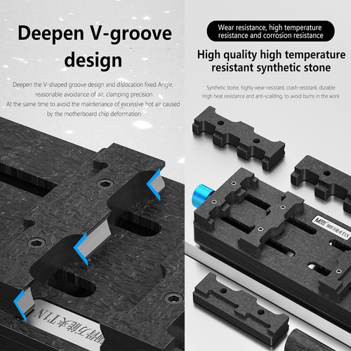 MaAnt T1N Universal Phone Motherboard CPU Chips Removal Clamping Fixed Tools - Photo 14 sur 16