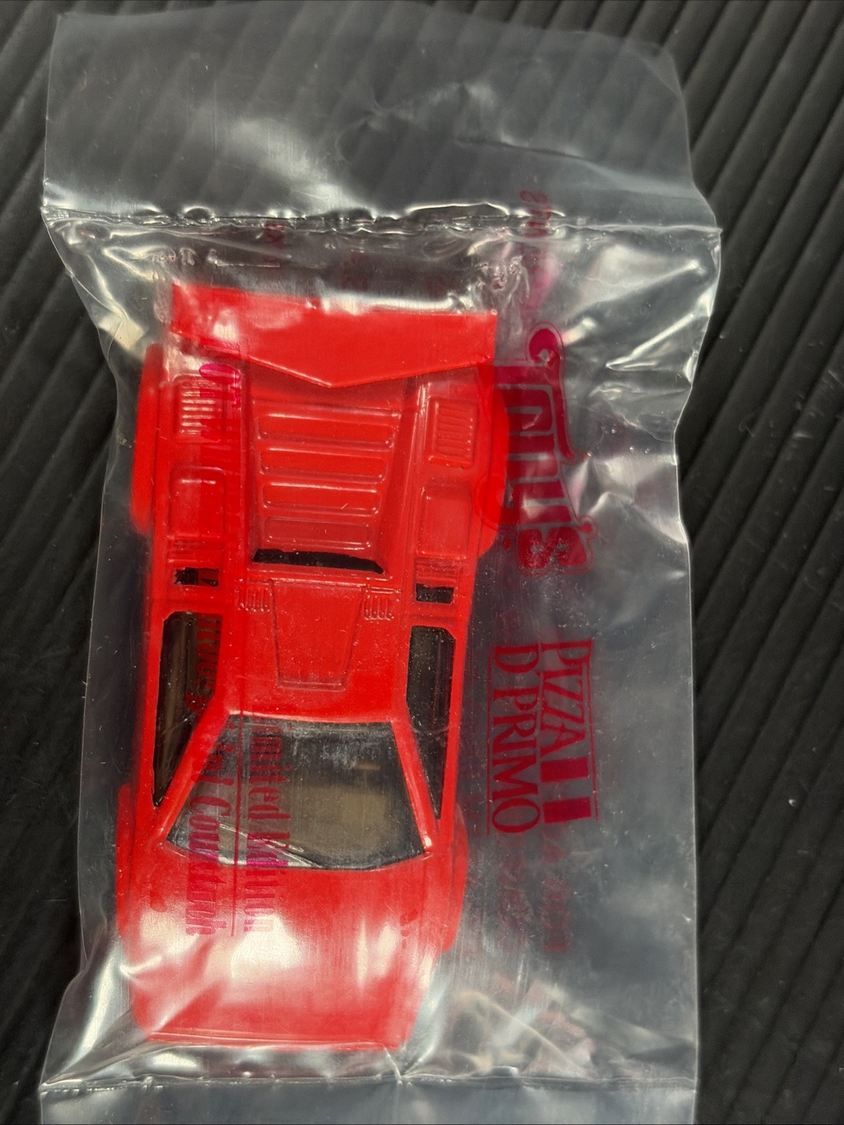 HOT WHEELS TONY'S PIZZA D'PRIMO PROMO RED LAMBORGHINI COUNTACH