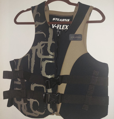 Stearns V-Flex Flotation Type III PFD Water Ski Vest Life Jacket Adult X LARGE 