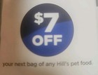 8 Coupons Hill's Pet Food