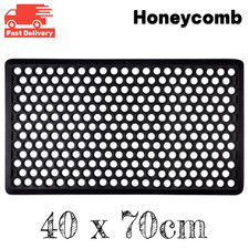 Non Slip Rubber Honeycomb Door Mat 40x70cm Heavy Duty Groundsman Mat