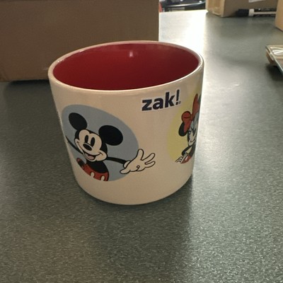 Disney Mickey & Minnie Mouse 15 OZ Coffee Mugs Set Of (4) Zak Disney branded New