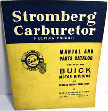 Vintage 1939 Buick Stromberg Carburetor Manual And Parts Catalog Very Good Vintage 1939 Buick Stromberg Carburetor Manual And Parts Catalog Very Good