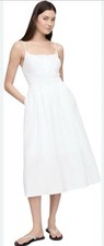 Gap Tie Front Woven Cotton Maxi Dress Size XS NWT RT$80