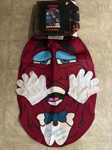 1987 New with Box Vintage California Raisins Adult Medium Foam Halloween Costume