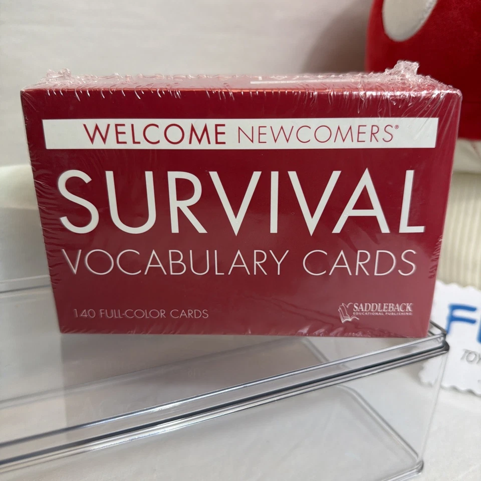 Saddleback Educational Pub Welcome Newcomers Survival Vocabulary Cards 140 Cards - Image 2 of 4