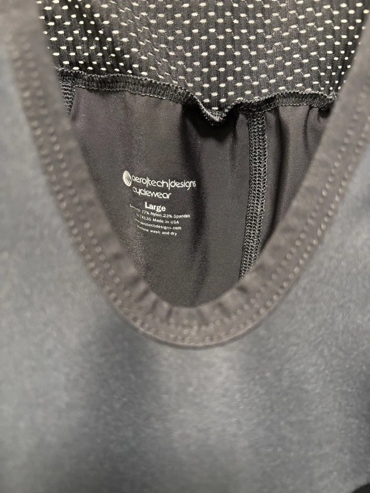 AeroTech Aero Tech Designs Mens Large L Padded Cycling Bibs - Image 3 of 4