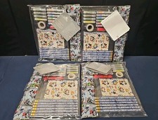 4 QTY Disney Mickey Mouse - Stationery Set Brand New Sealed With Tags