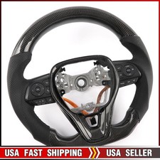 【leather Carbon Fiber Sport】steering Wheel⭐for Toyota Camry Corolla Rav4 2022-24