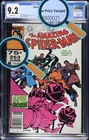 AMAZING SPIDER-MAN #253 NEWSSTAND CGC 9.2 CANADIAN PRICE VARIANT 1'ST APP. ROSE