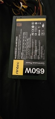 ANTEC EA-650 Green 80+ Bronze ATX Power Supply Earthwatts  650W