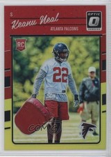 2016 Donruss Optic Rookies Red & Yellow Keanu Neal #125 d4e