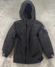Kids Squall Waterproof Insulated Winter Lands End 3 In 1 Parka Sz. Med. BLACK