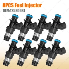8pcs Fuel Injector 12580681 Fit For 2004-2010 Chevy GMC 4.8L 5.3L 6.0L 6.2L