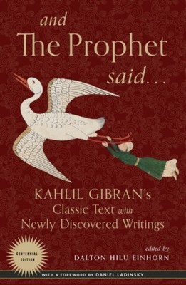 AND THE PROPHET SAID by Kahlil Kahlil Gibran Gibran Paperback Self Help Business