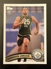 2011 🔥Cameron Jordan🔥Topps  #349 Rookie - NO Saints (RC)