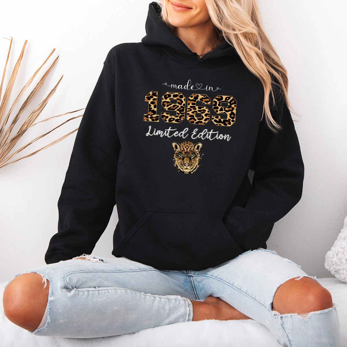 Made In 1969 Limited Womens Hoodie 57th Birthday Gift For Her
