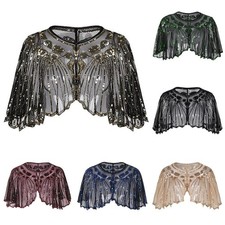 Schal Frauen Partyzubehör Transparent 1920er Jahre Vertuschung Abend Vintage