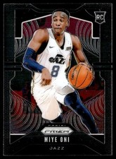 2019-20 Panini Prizm Miye Oni Rookie Utah Jazz #300