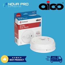 Aico Ei144E NEW Heat Alarm, easy-fit, 9V alkaline battery back-up, heat sensor