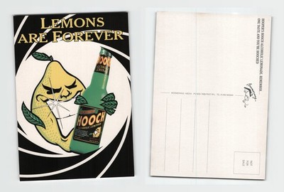Postkarte - 90er Jahre Hooper's Hooch Werbung Zitronen sind für immer UNBESPIELT