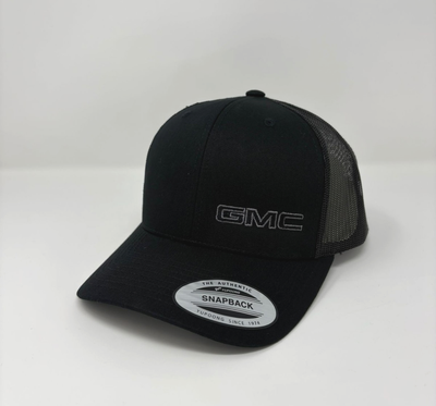 #ad GMC Stealth trucker hat GMC hat GMC truck Yupoong BRAND NEW Black $28.00