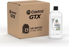 Castrol Gtx 1 Quart Pack Of 6 Amber Motor Oil Advanced Engine Protection