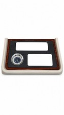 2002-2006 Cadillac Escalade Center Console Woodgrain Trim Bezel W Clock Oem 2002-2006 Cadillac Escalade Center Console Woodgrain Trim Bezel W Clock Oem