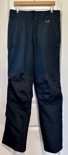 Slalom - Insulated Side Zip Ski / Snowboard Pants - Black - Size M