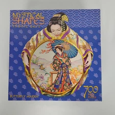 New in Box Ceaco Mystical Shapes 2007 700 Piece Puzzle "Butterfly Maiden"