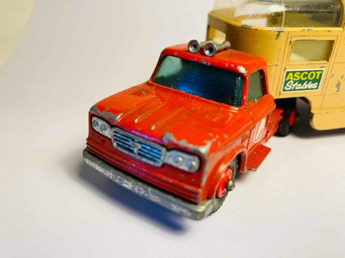 Matchbox Kingsize #18 Dodge Articulated Horse Van - Original Vintage (ref45) - Picture 5 of 6