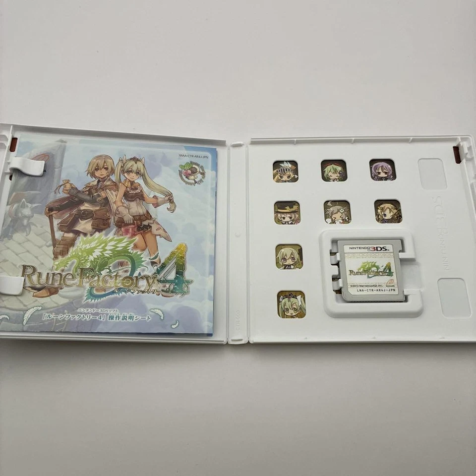 N3DS Rune Factory 4 Nintendo 3DS Marvelous Simulation Game With Case Japan - Image 3 of 3