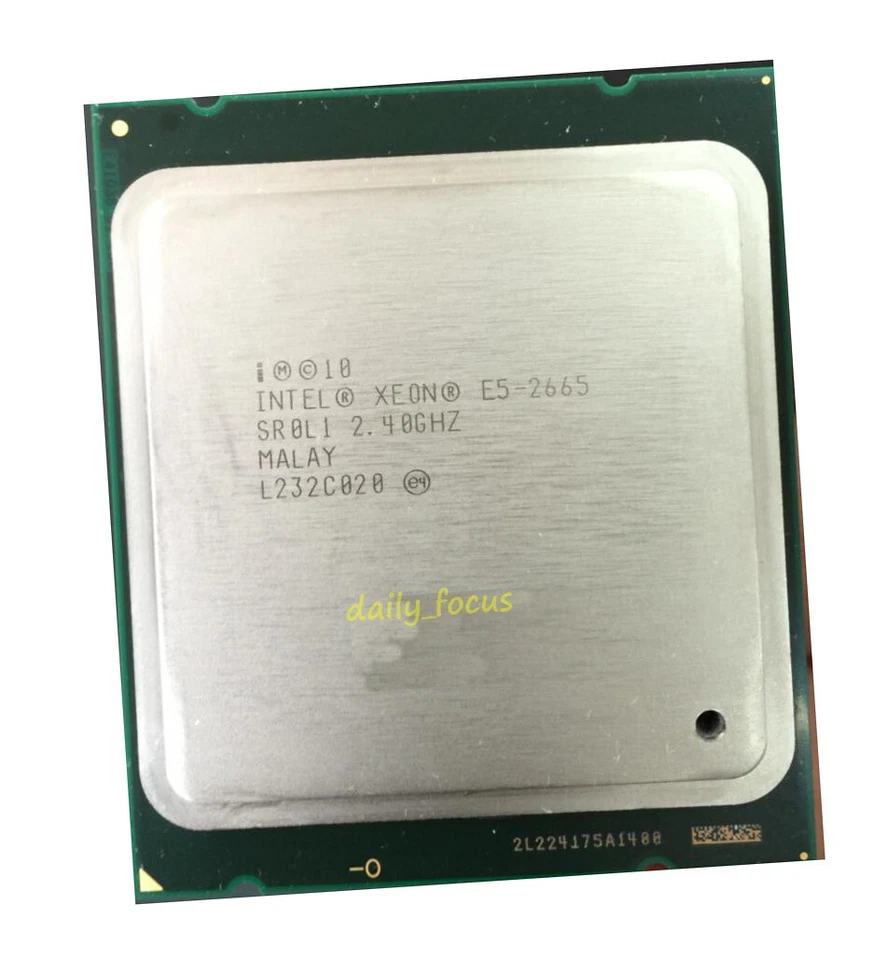 Intel Xeon E5-2665 2.4 GHz LGA2011 8 cores 16 threads SR0L1 CPU Processor 20 MB - Image 4 of 4