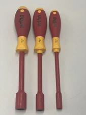 Wiha Insulated Metric Nut Driver 3 Piece Set. 13mm, 10mm, 6mm