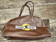 Vintage Bowling Bag Leather Athletic Tote High Kore 