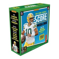 NFL Football Trading Cards 2025–26 Panini Score Mega Box Sealed Retail