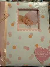 First 5 Years Baby Girl Memory/Keepsake Book, Milestone and Photo See Desc