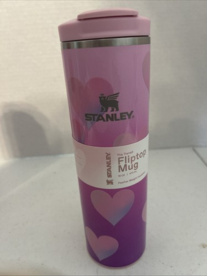 #ad #ad Stanley Valentines Day 16 Oz Aero Light Transit Bottle Pink amp; Purple Hearts $60.00