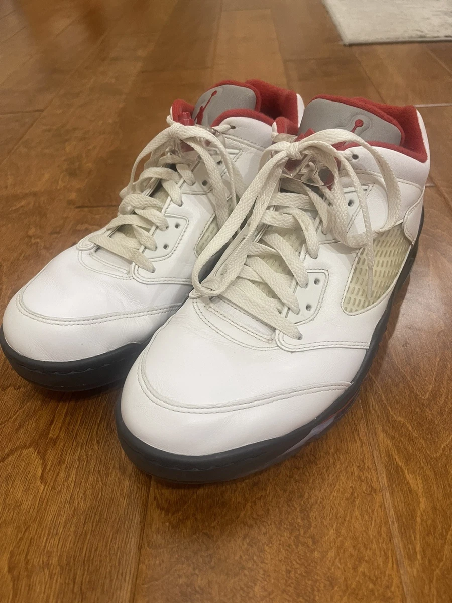 Preços baixos em Jordan 5 Golf Low Fire Red | eBay