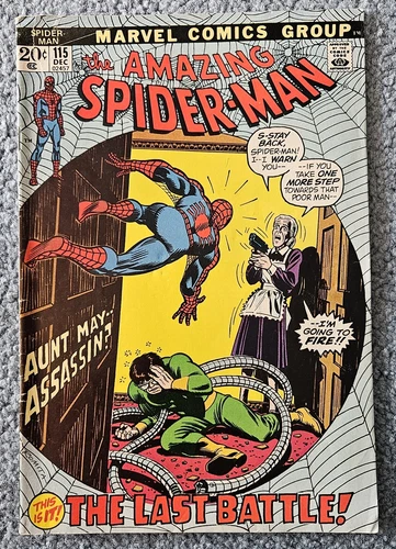 Amazing Spider Man #115 1972 VG Read Cond,  Light Yellowing See Pics
