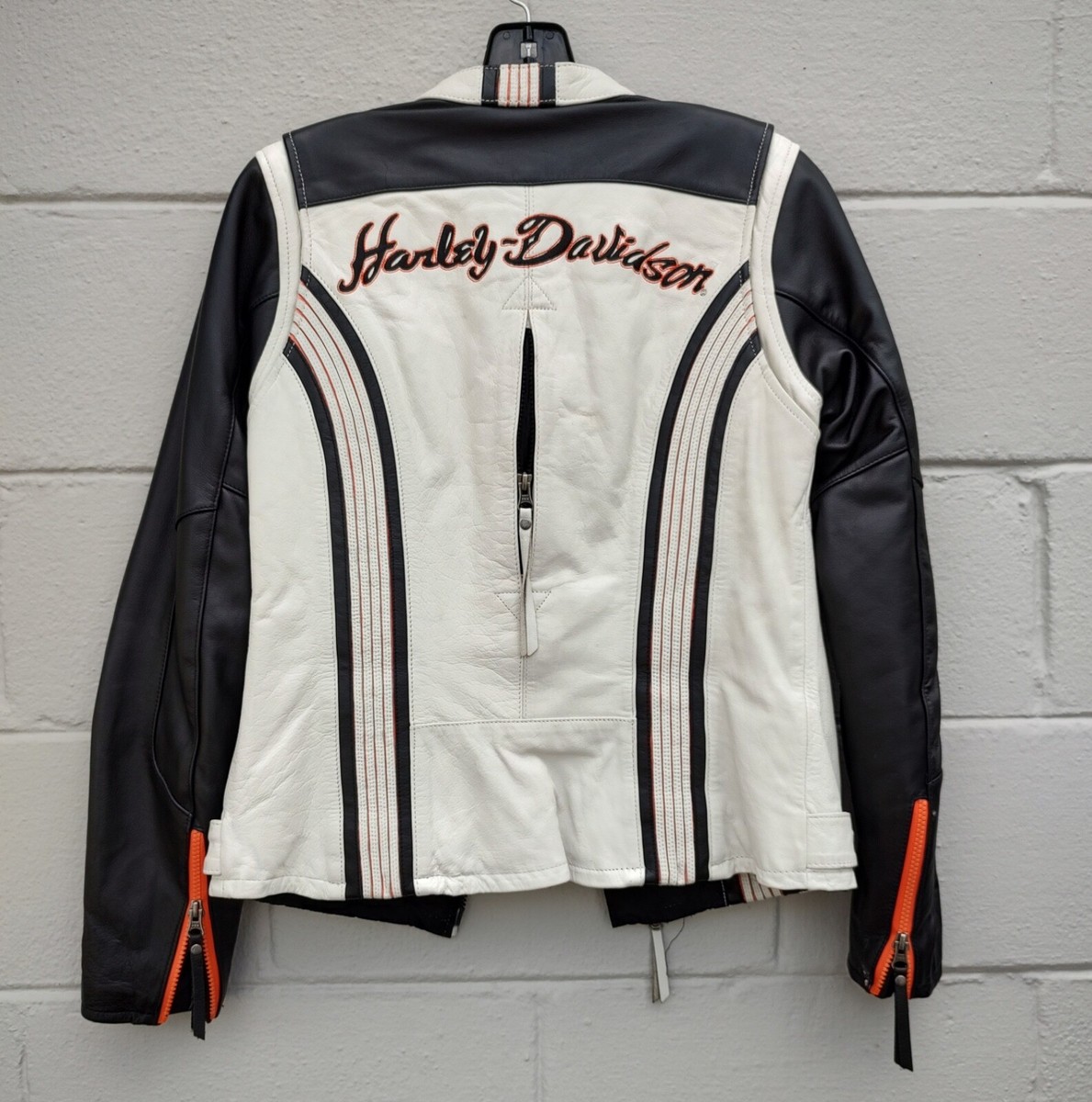 HarleyDavidson　レザージャケット S ホワイト HarleyDavidsonレザージャケット S ホワイト