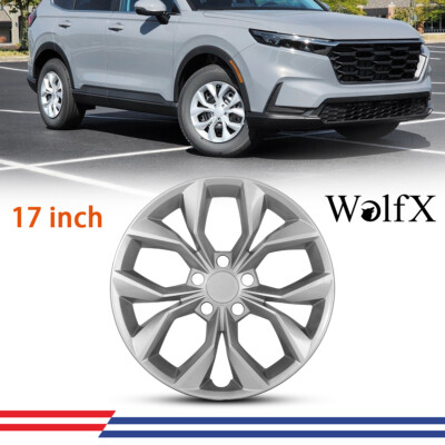 1PC 17'' Wheel Hub Hubcap Replacement Silver Snap On For 2023-2025 HONDA CR-V LX