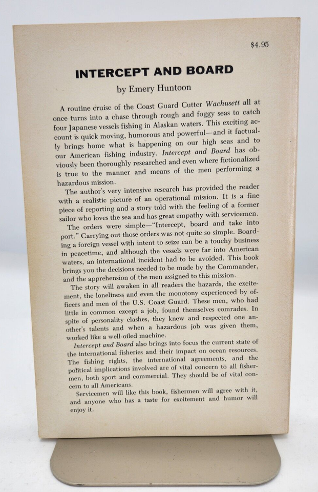 Intercept and Board Hardcover Emery Huntoon 1975 1st edition paperback