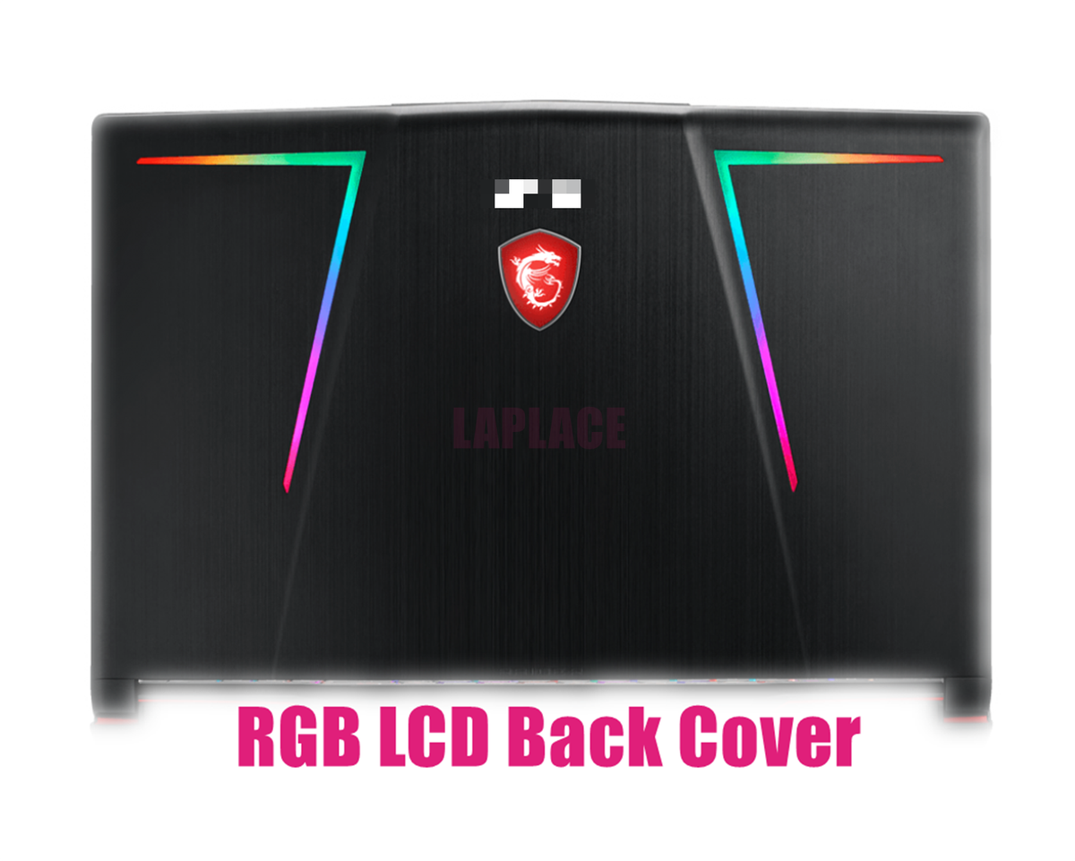 LCD Back Cover / Bezel / Palmrest For MSI GE63 Raider RGB (8SG/8SF/8SE, MS-16P7)