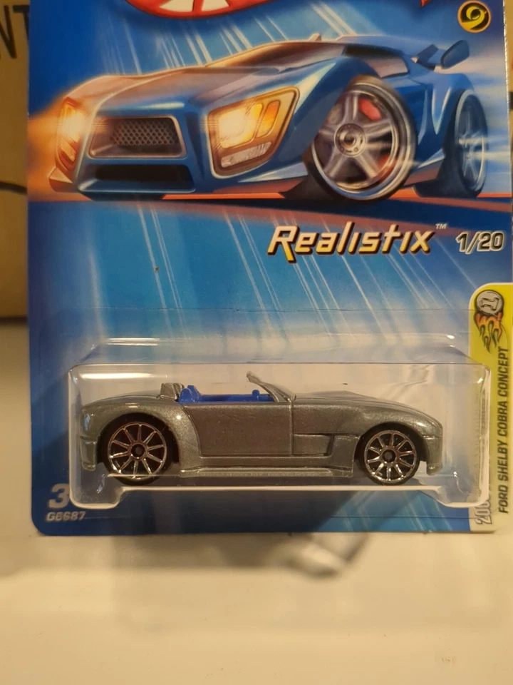 Hot Wheels 2005 #001 First Editions #1/20 Realistix Ford Shelby Cobra Concept - Image 3 of 4